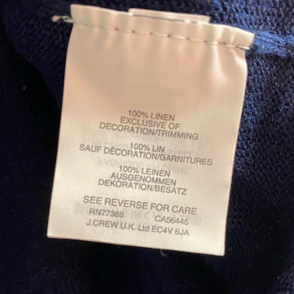 Brand new J crew women’s short sleeve linen sweater - Picture 4 of 5